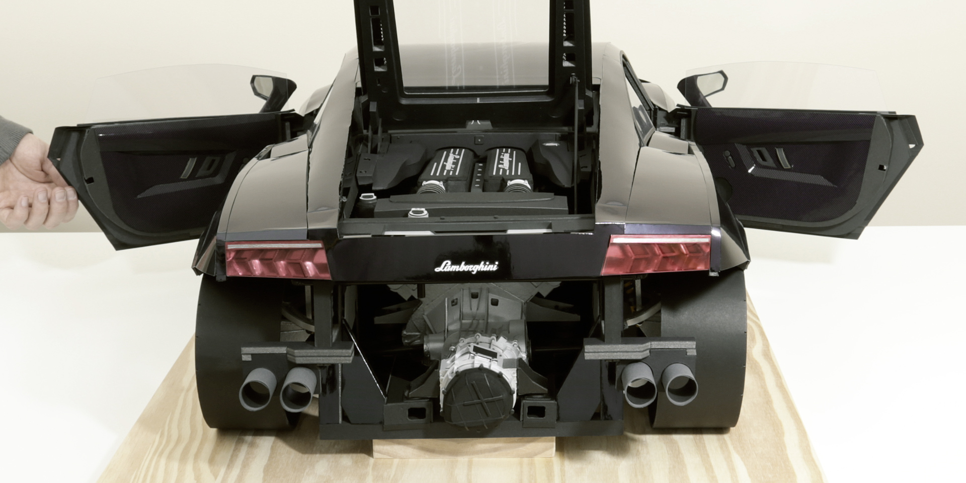 The engine and transmission